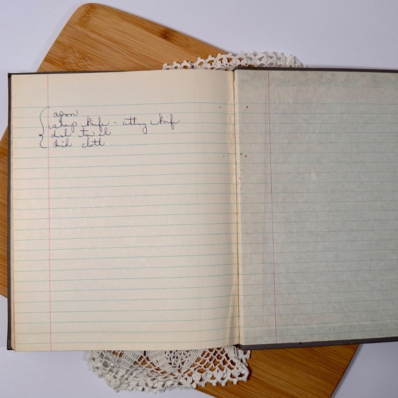 Vintage 1950s–60s Student’s MSS Book ✒️ Handwritten Notes + Blank Pages - Picture 8 of 8